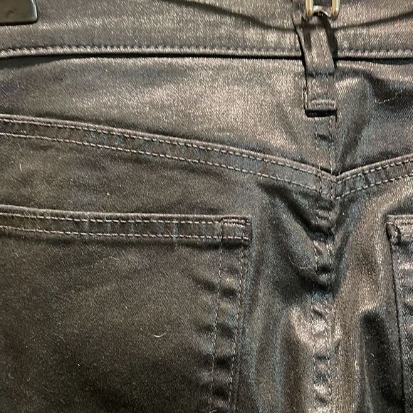GAP Denim, Black Coated High Rise True Skinny Jeans, SZ 28/6 - Picture 3 of 4